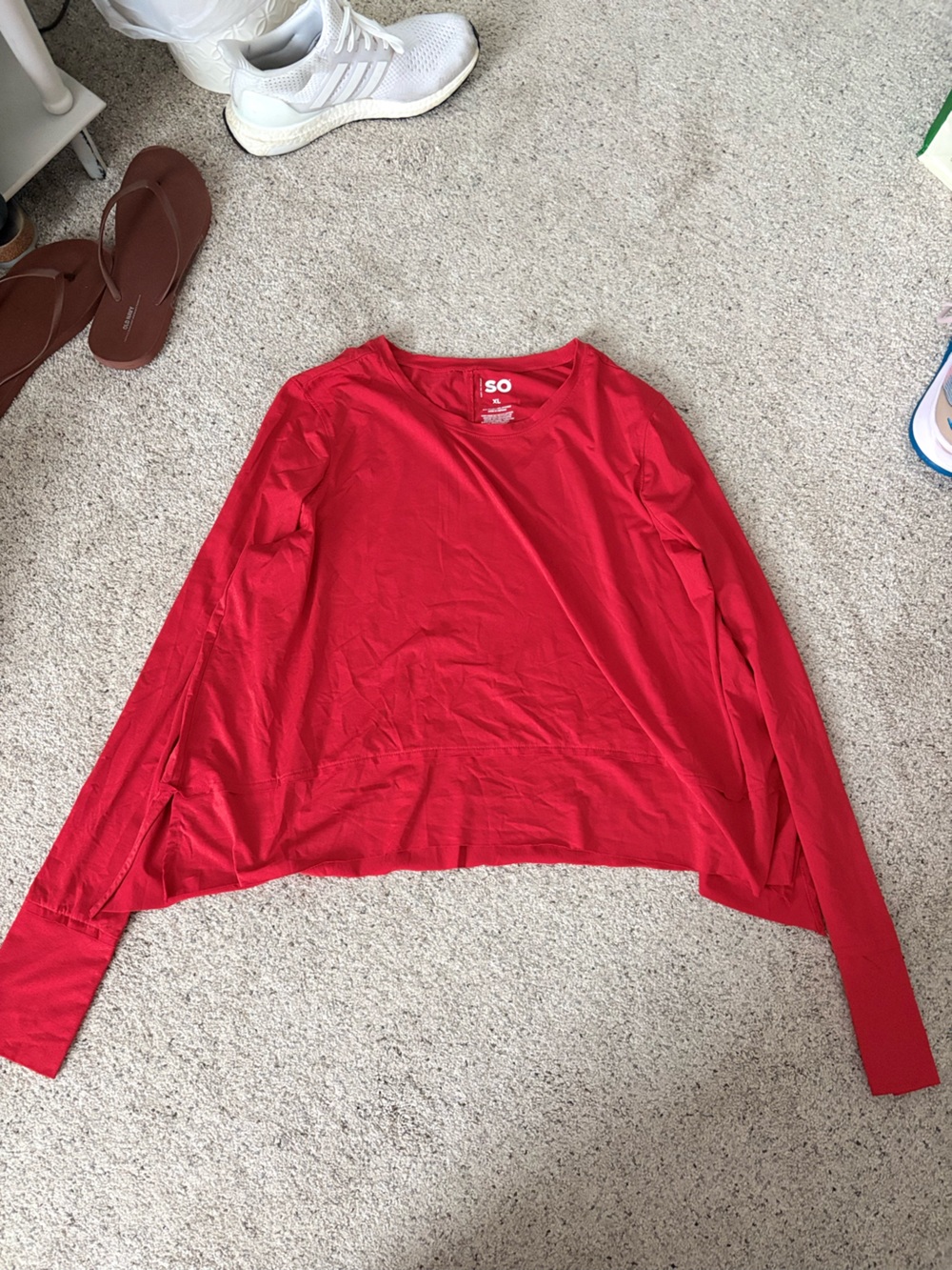 SO Red XL Crew Tee